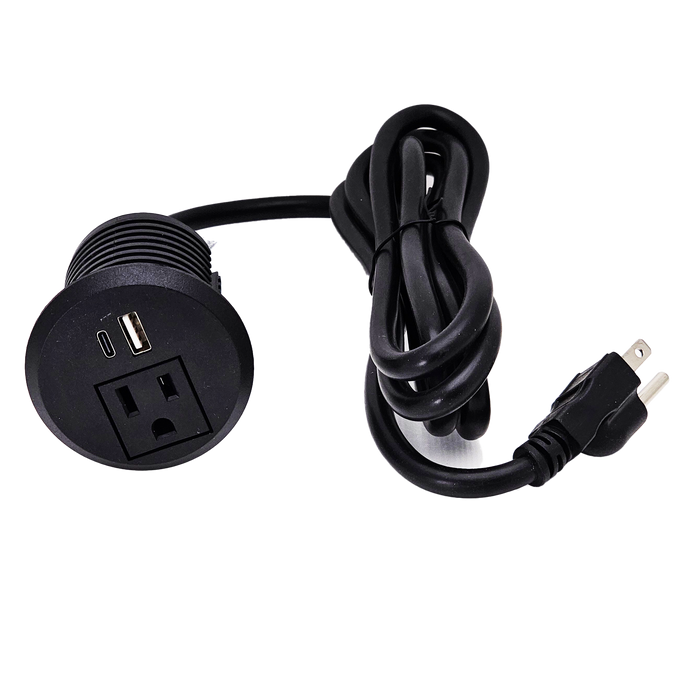 Conference Table Power Grommet with USB Charging
