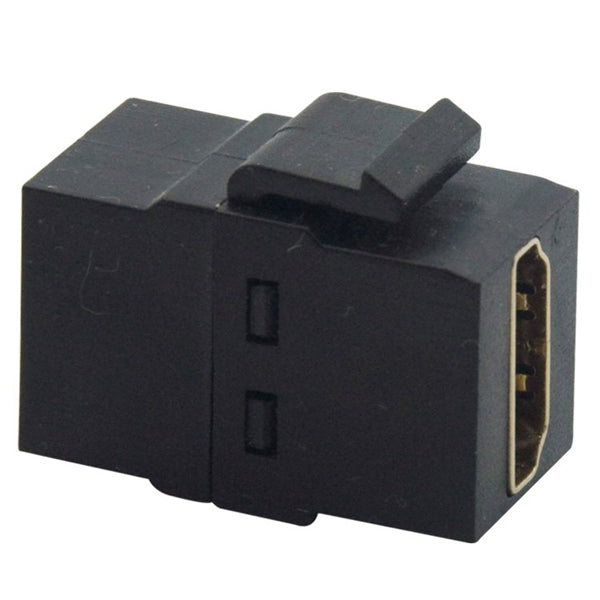 Keystone Insert | HDMI Coupler Jack, Black - Conversions Technology