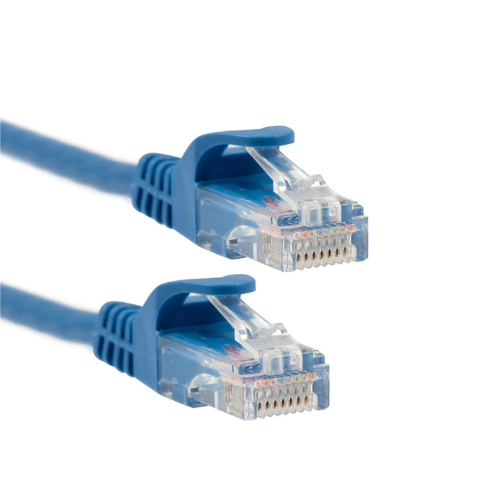 Patch Cord  |  Cat6, Blue 14ft High speed ethernet patch cable