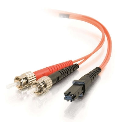 Zeta® | Fiber Optic Cable | MTRJ - ST Duplex 62.5/125 Multimode, No fiber jumper 20M - Conversions Technology