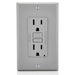 AC Outlet | 15 Amp GFCI Decorator Residential-Commercial (Gray) - Conversions Technology