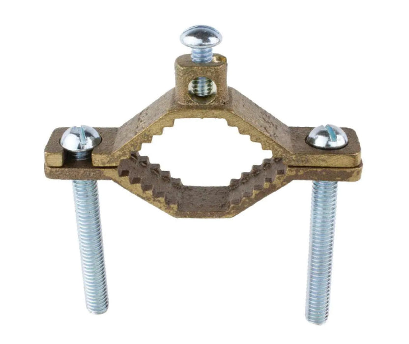 1-1/4 in. to 2 in. Bronze Ground Clamp for 10 - 2 AWG