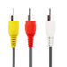 Audio Video Cables | RCA Composite Cable Yellow/White/red | 6ft - Conversions Technology