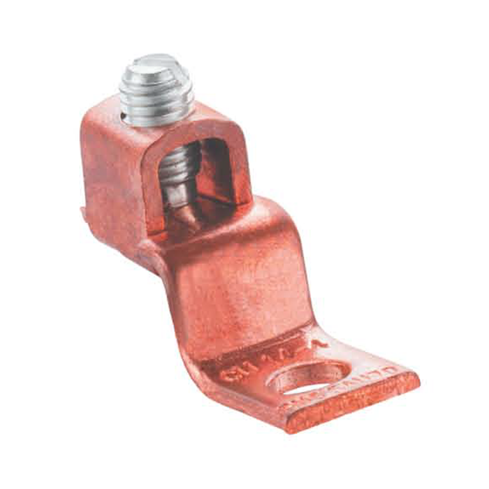 Copper Mechanical Connector 1-Conductor, #10 Stud Size, 4-3/0 AWG - Versatile & Efficient Electrical Solution