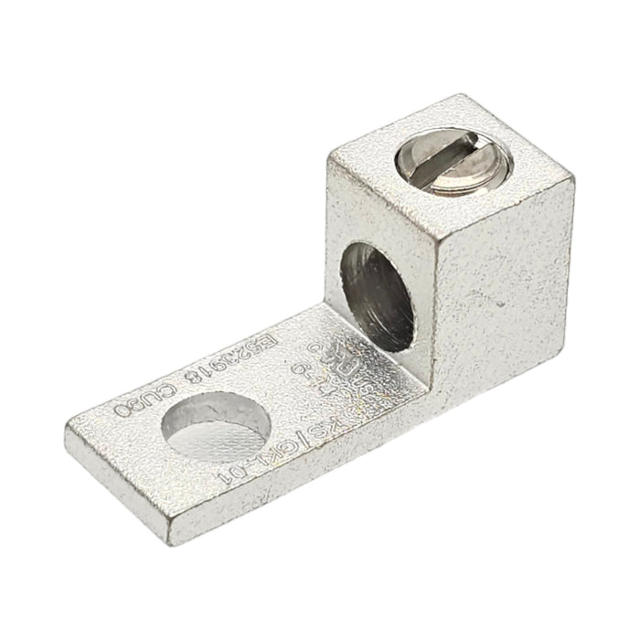 Aluminum Single Barrel Connectors 14 - 6 AWG - 1/4"