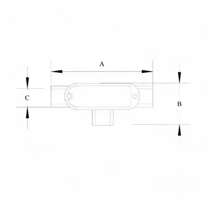 Rigid Conduit Body TSeries 1-½”  UL Threaded