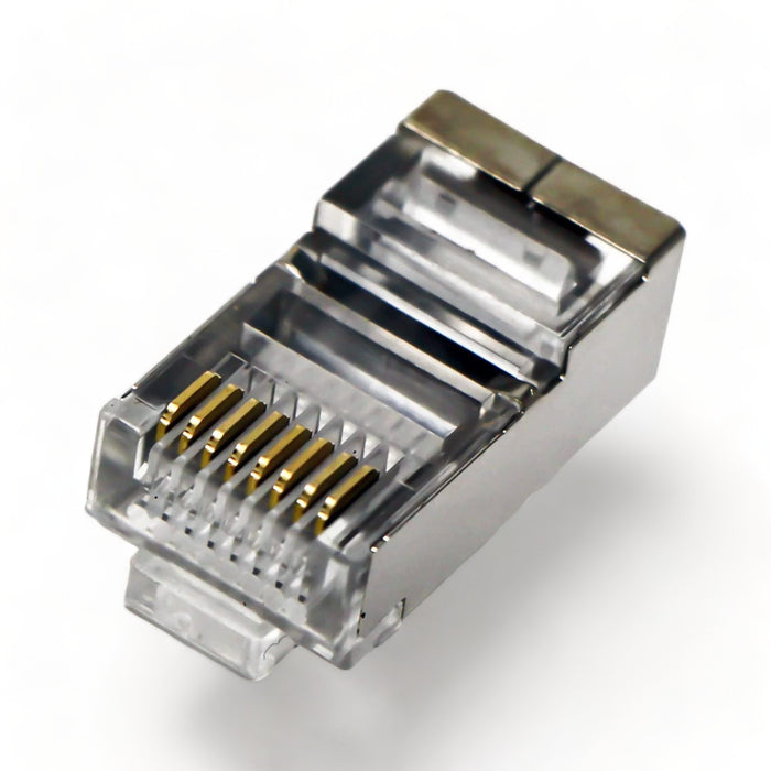RJ45  Connector  |  RJ45 Cat5e  8P8C Modular Plug Shielded  (50 pcs)