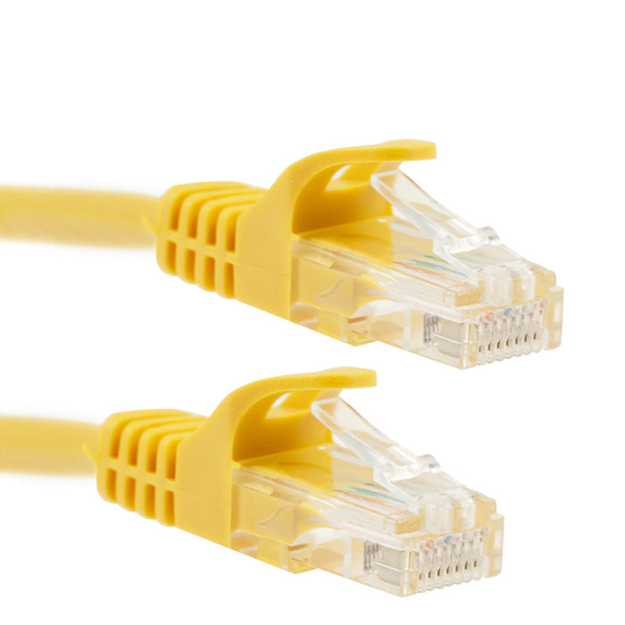 Patch Cord  |  Cat6,  Snagless,  Yellow  7ft