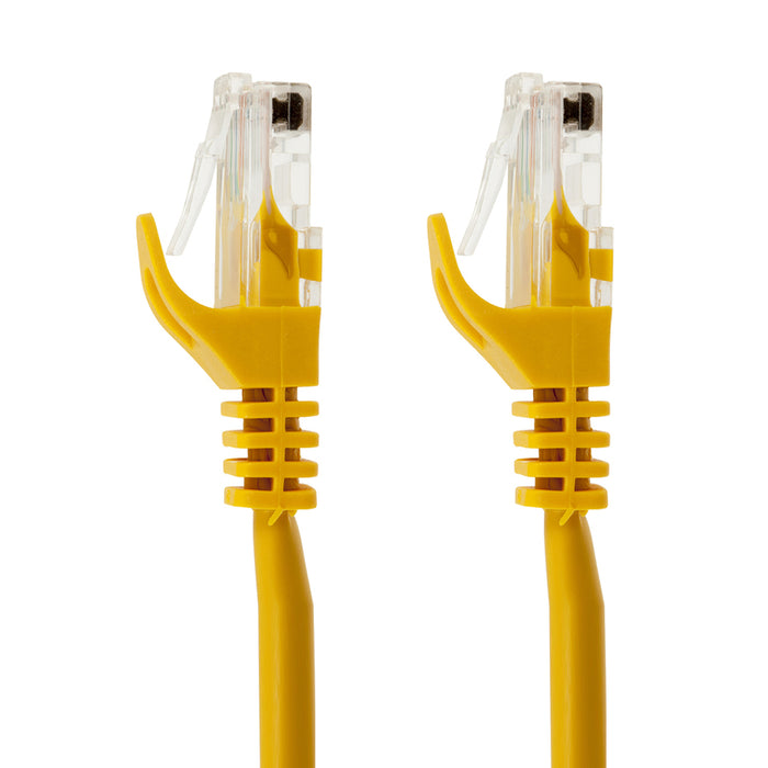 Patch Cord  |  Cat6,  Snagless,  Yellow  10ft