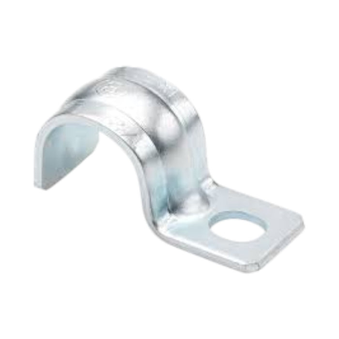 EMT One Hole Strap Electro-Galvanized 1"