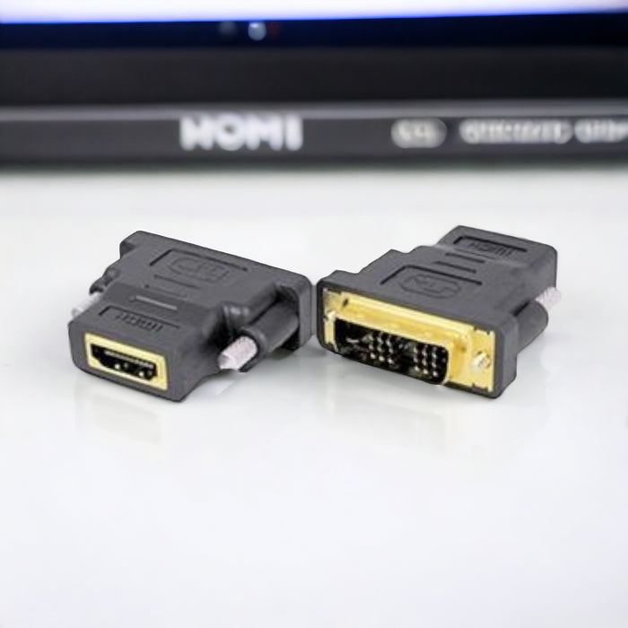 Audio Video Adapter  |  HDMI Female  to  DVI Male