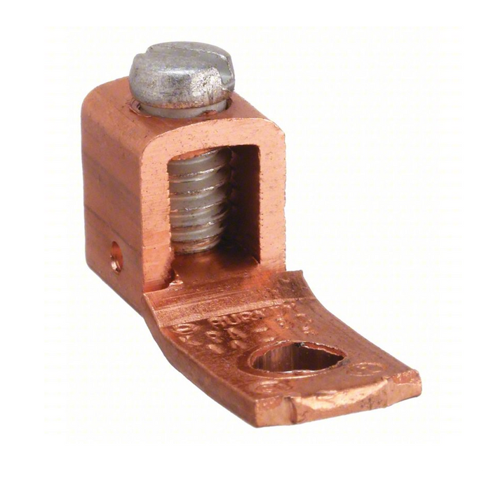 Mechanical Connector: 1 Conductors, Copper, #10 Stud Size, 14 AWG – 6 AWG