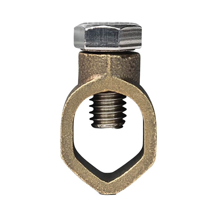 Ground Rod Clamp 1/0 AWG to 10 AWG - 1/2 to 5/8" Stud Size