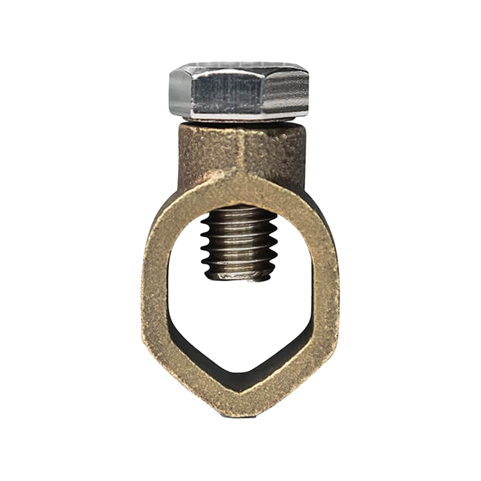 Ground Rod Clamp 2 AWG to 10 AWG - 3/8 to 1/2" Stud Size