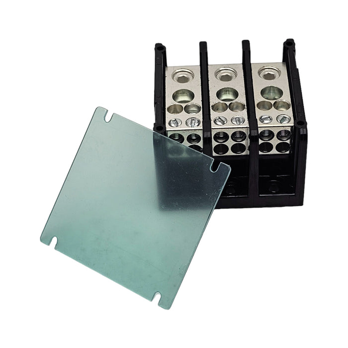 Power Distribution Block 3 Pole 1 input 4 output 600 VAC 175 AMP