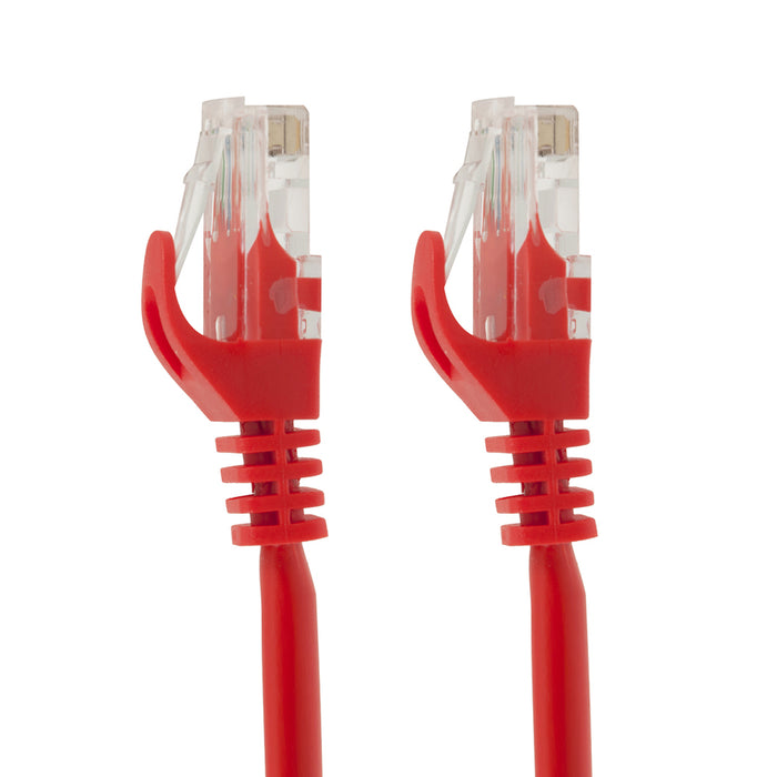 Patch Cord  |  Cat6,  Snagless Red  3ft