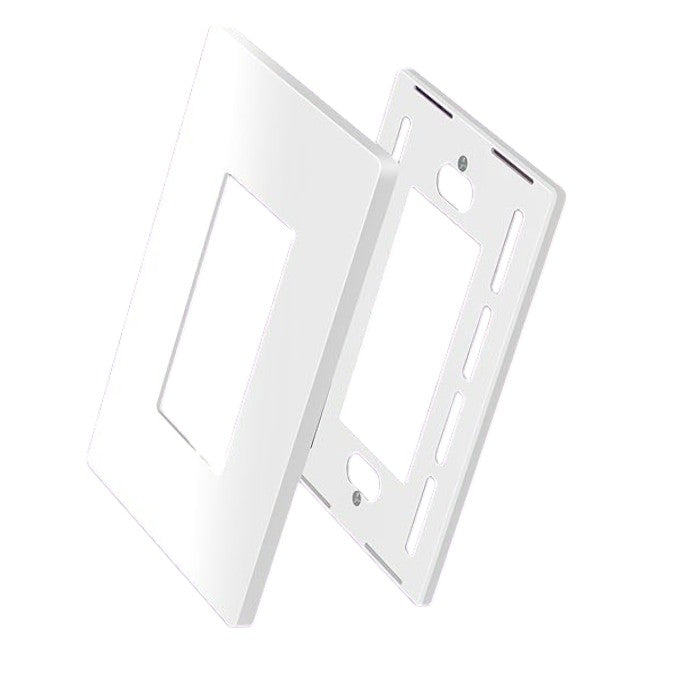 Screw less Face | Decorator Wall Plate  | 1 Gang | White
