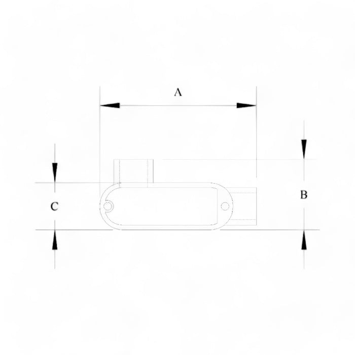 Rigid Conduit Body LL Series 2" UL Threaded