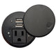 Embedded Desktop Power | Slide out power with 2 USB and 1 AC outlet - Conversions Technology