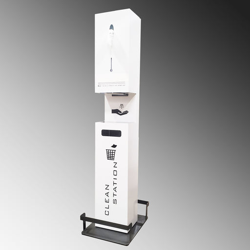 PPE | 3-in-1 Sanitation Station | Touchless Dispenser, Receptacle, & Sani-Supplier - Conversions Technology