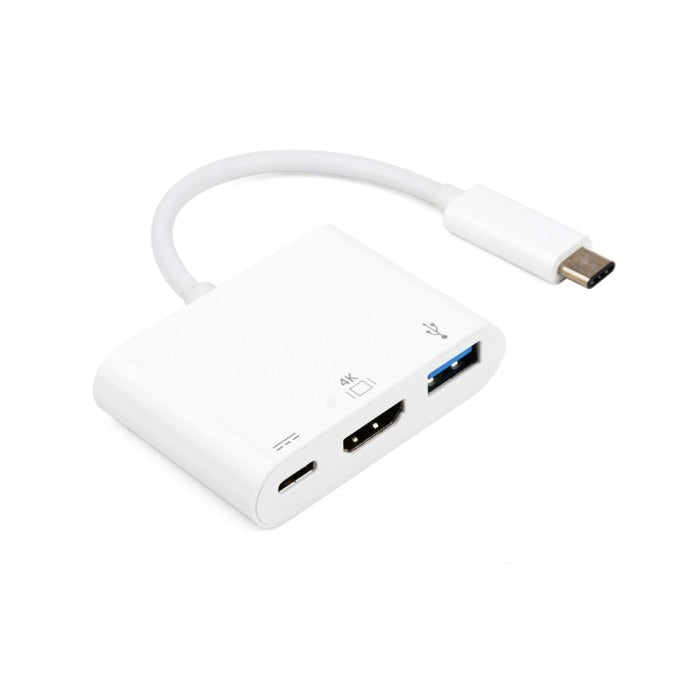 USB C Adapter Hub | USB Type-C to USB 3.0 + HDMI + Type-C Charging - Conversions Technology