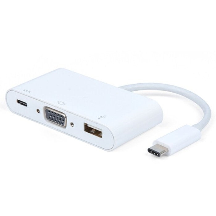 USB C Hub | USB 3.1 Type-C to USB 3.0 + VGA + Type-C Charging - Conversions Technology
