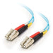 Zeta® | Fiber Optic Cable, LC - LC Duplex 10 Gig 50/125 Multimode, 2M - Conversions Technology