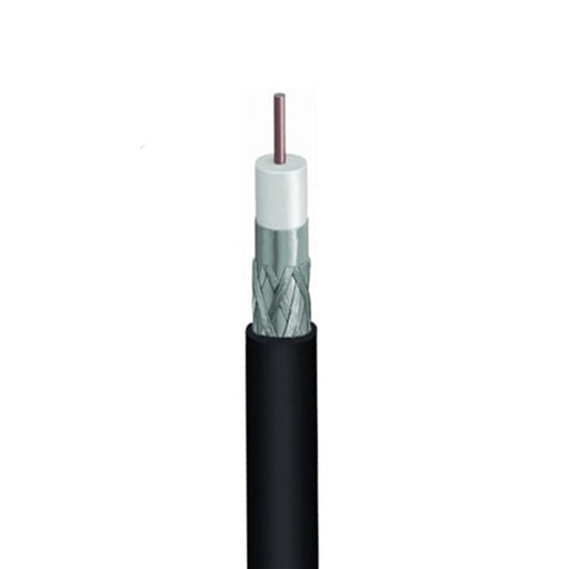 Coax Cable | Bulk RG6 | Dual Shield Coaxial Cable | Reel | Black - Conversions Technology