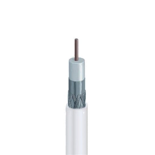 Sigma Wire & Cable | Bulk RG6 | 60% Braid Coaxial Cable, 1000ft Pullbox, White - Conversions Technology