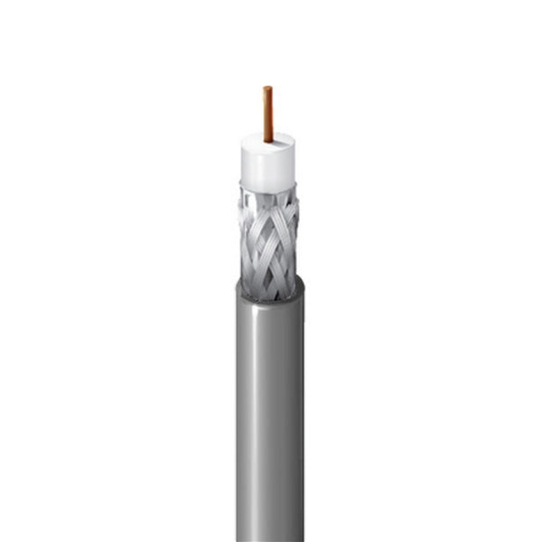 Coax Cable | Bulk RG6 | Dual Shield Coaxial Cable | Reel | Gray - Conversions Technology