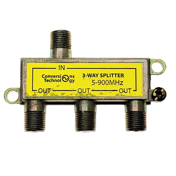 Coax Splitter 900 MHz 3-way Over the Air