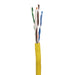 Cat6 CMP 1000ft, Box | YELLOW | Solid Bare Copper | Plenum | 23 Awg UTP Ethernet Cable - Conversions Technology