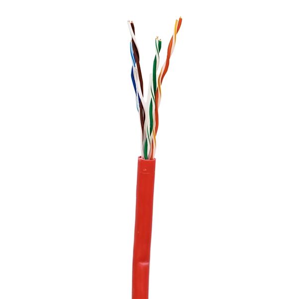 Cat5e CMP | 1000ft Reel | RED | Copper | Plenum | Ethernet Cable - Conversions Technology