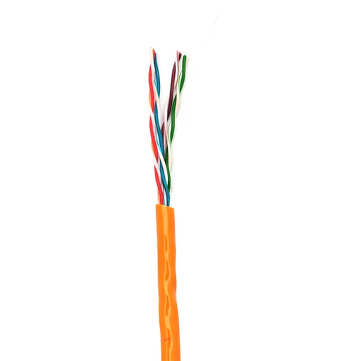 Cat5e CMP 1000ft, Box | Orange | Bare Copper | Plenum | Ethernet Cable - Conversions Technology