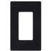 Screw less Face | Decorator Wall Plate | 1 Gang | Black - Conversions Technology