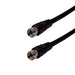 Coax Patch Cable w/Molded Ends, 5ft (Black) - Conversions Technology