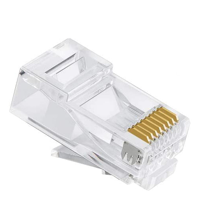 Connector RJ45  Cat8 8P8C Modular, Field Terminable Plug, Shielded, S —  Conversions Technology