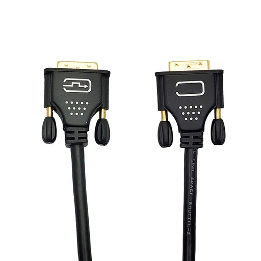 Audio Video Cable | DVI Premium, Black Aluminum Mold, 3ft - Conversions Technology