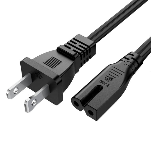 Power Cable | Power Cord D Type for set top box/modems, 12ft - Conversions Technology