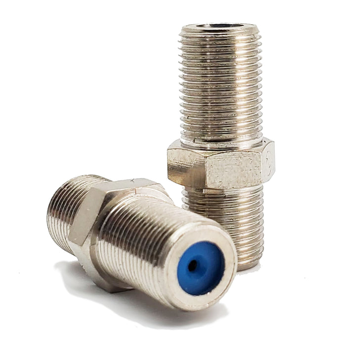 Coax Coupler | 4G High Frequency | RG6 F-Splice | 100 pcs - Conversions Technology