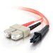 Zeta® | Fiber Optic Cable | MTRJ - SC Duplex 50/125 Multimode, w/Fiber Jumper 5M - Conversions Technology
