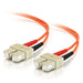 Zeta® | Fiber Optic Cable | SC - SC Duplex 50/125 Multimode, w/Clips 3mm 5M - Conversions Technology