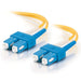 Zeta® | Fiber Optic Cable | SC - SC Duplex 9/125 Singlemode, w/Clips 3mm 5M - Conversions Technology