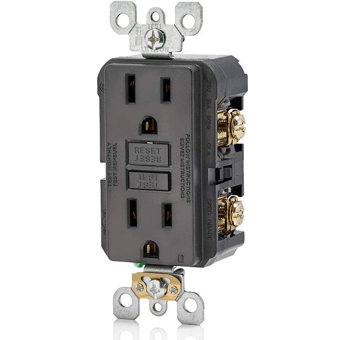 Copy of AC Outlet | 15 Amp GFCI Decorator Residential-Commercial (Black) - Conversions Technology