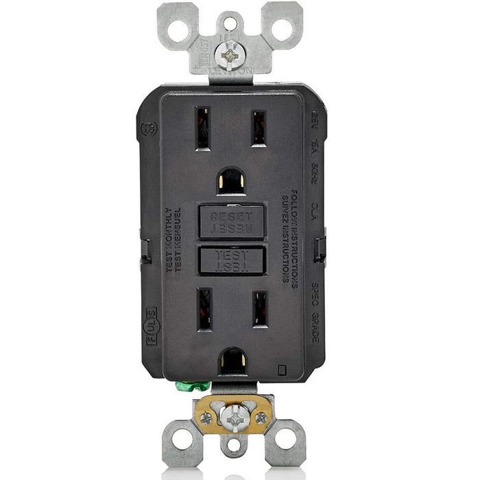 Copy of AC Outlet | 15 Amp GFCI Decorator Residential-Commercial (Black) - Conversions Technology