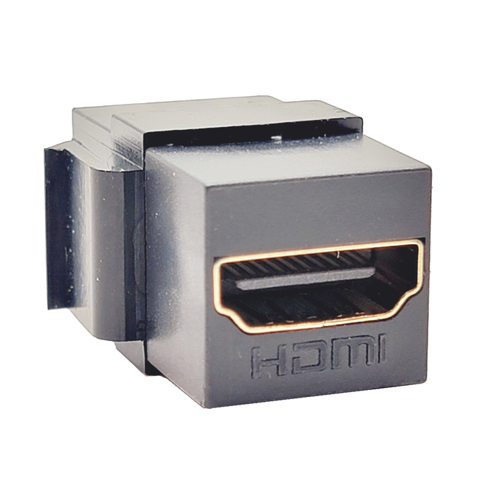 Keystone Insert  |  HDMI Coupler Jack,  Black