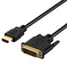 Audio Video Cable | HDMI-Compatible to DVI | 50ft - Conversions Technology