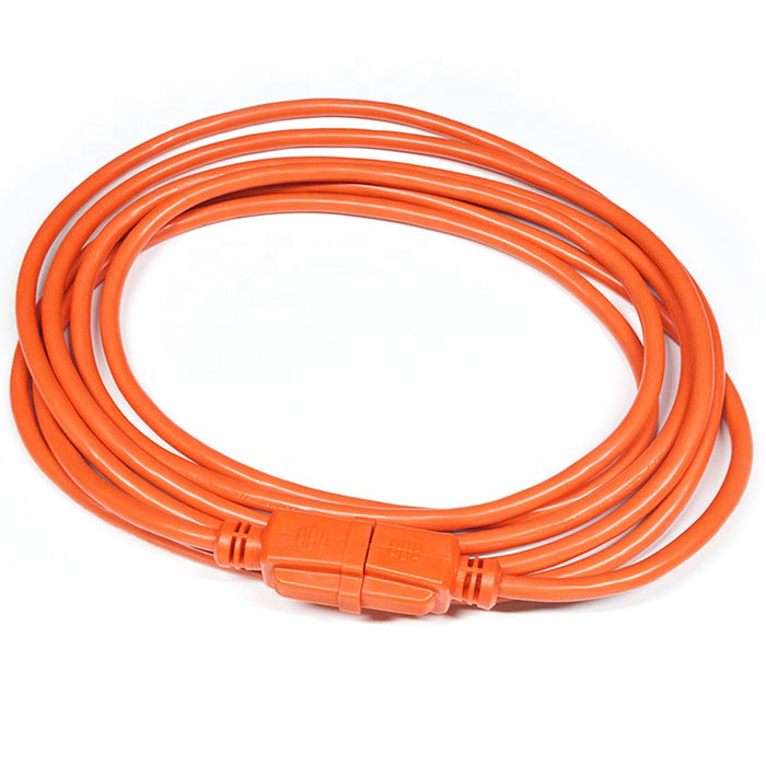 Extension Cord | 50 ft 3-wire extension cord 16/3 orange indoor outdoor - Conversions Technology