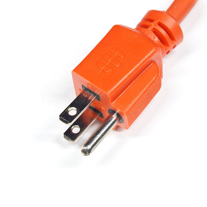 Extension Cord | 25 ft 3-wire extension cord 12/3 orange indoor outdoor - Conversions Technology