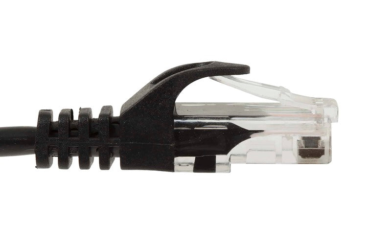 Patch Cord  |  Cat6,  Snagless,  Black  3ft
